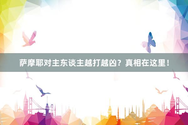 萨摩耶对主东谈主越打越凶？真相在这里！